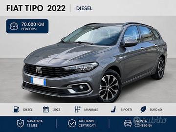 Fiat Tipo SW 2022-DIESEL-72000KM-SPAZIOSA-PERFETTA