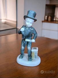 Statuina spazzacamino in porcellana anni '30
