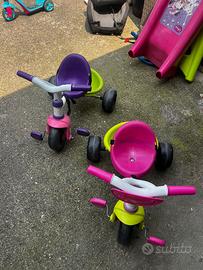 2 tricicli bambina/o