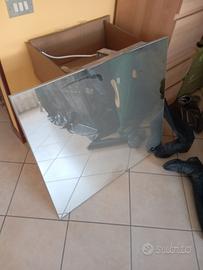 Specchio bagno con plafoniera 