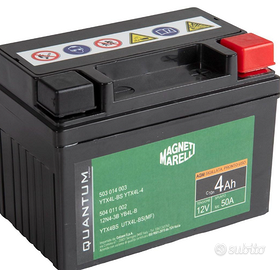 Magneti marelli batteria moto e scooter 4AH 12V 50