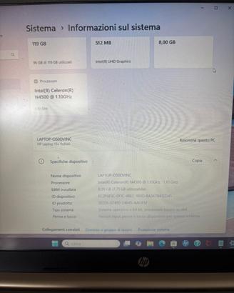 Pc hp portatile