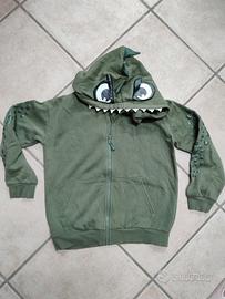 Felpa Drago / Dinosauro verde H&M