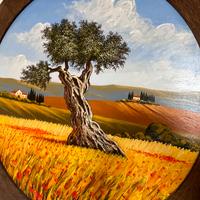 Quadro “Ulivo in toscana” di Giuseppe Pino