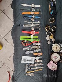 Lotto orologi da polso, tasca e sveglie 