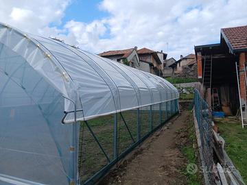 SERRE per orto con protezione antigrandine