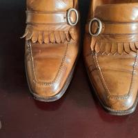 mocassini uomo color  cuoio vera pelle 