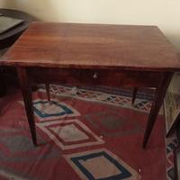 Tavolino Scrittoio Direttorio Noce lastronato '800