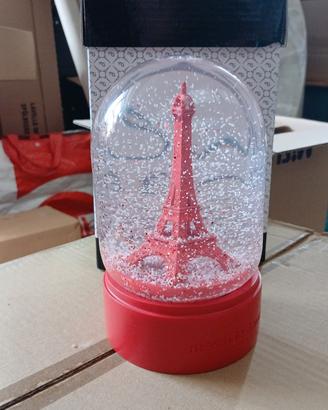 TOUR EIFFEL POP ART IN BOCCIA VETRO EDIZIONE LIMIT