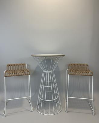 Set tavolo snack e sgabelli