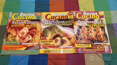 LOTTO 9 RIVISTE collana "BUONA CUCINA"