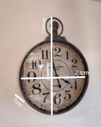 orologio grande da parete vintage 73cm Diametro
