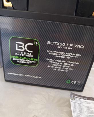 BCTX30-FP-WIQ | Batteria Moto al Litio LiFePO4