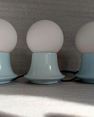 3 Lampade Vintage Space Age modernariato - LOTTO