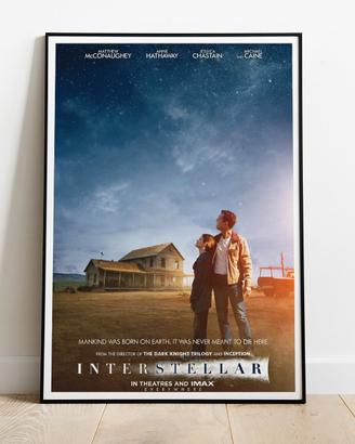 #238 - Poster Locandina Film "Interstellar"