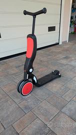 Monopattino triciclo in 6 configurazioni