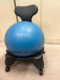 Sedia ergonomica kikka con palla