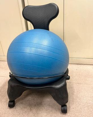 Sedia ergonomica kikka con palla