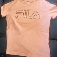 Maglietta Fila shirt maniche corte XS rosa salmone