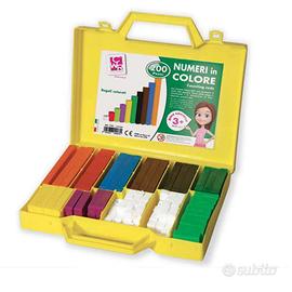 numeri in colore REGOLI - valigetta da pz. 200