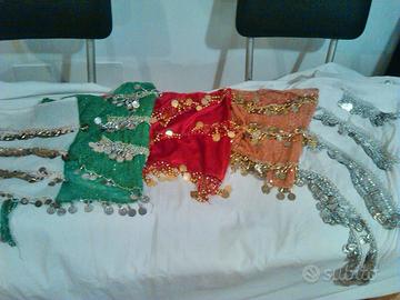 cinture con monete per danza orientale