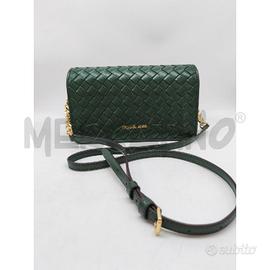 BORSETTA DONNA MICHAEL KORS VERDE INTRECCIATA