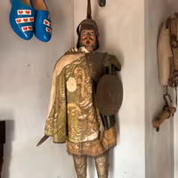 Marionetta Antica Guerriero Opera dei Pupi