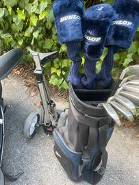 Set Golf Dunlop Equation completo sacca e carrello