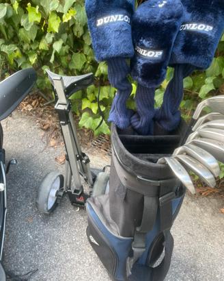 Set Golf Dunlop Equation completo sacca e carrello