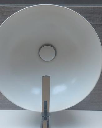 Arredo bagno lavabo bianco opaco 42 piano 90x50