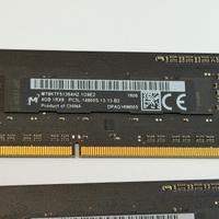 4x RAM Micron 4GB DDR3L 1866 SO-DIMM (16GB)