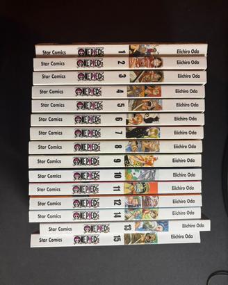 Lotto manga one piece 1-15