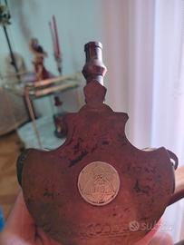Antica fiaschetta porta polvere 