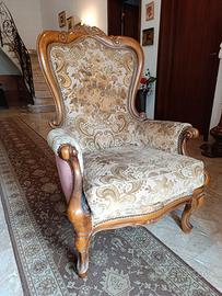 Poltrona stile barocco