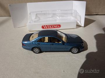 Mercedes Benz Classe S 500 azzurro by Wiking 1/87