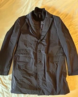 Moncler Lespa cappotto blue tg.  5, imbottito