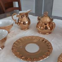 set da te antico BAVARIA oro zecchino