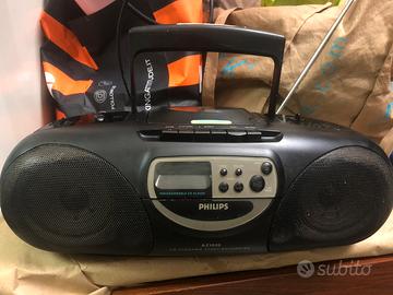 Philips radio cd casseta funzionante