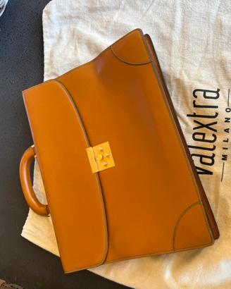 Valextra Milano. Borsa 24 ore in pelle originale