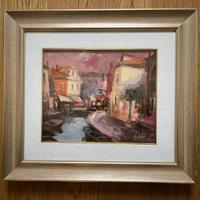 Quadro di Giancarlo Novello, scorcio di Venezia