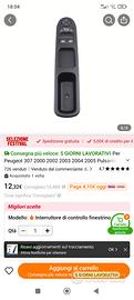 pulsantiera Peugeot 307