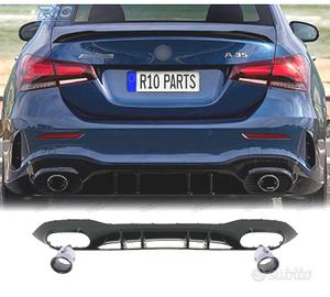 DIFFUSORE MERCEDES CLASSE A V177 SEDAN 18- LOOK A3