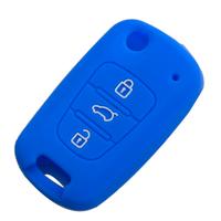 Portachiavi kia sportage in silicone blu nuovo