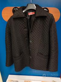 giacca donna imbottita nera taglia s