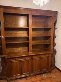Grande libreria legno massiccio