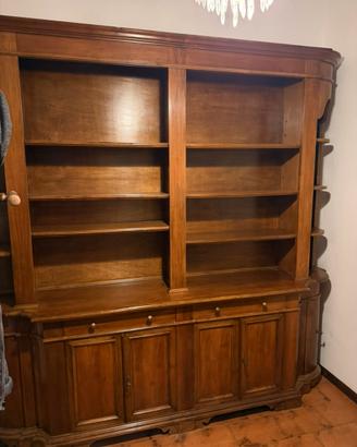 Grande libreria legno massiccio