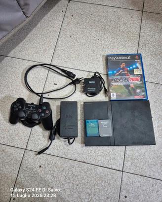 PlayStation 2 con gioco PES 2009