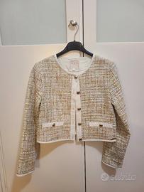 Giacca Guess bambina 12 anni nuova elegante tweed 