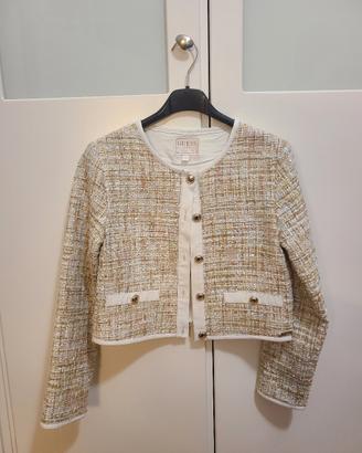 Giacca Guess bambina 12 anni nuova elegante tweed