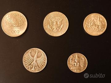 Vend0/scambi0 monete in argento